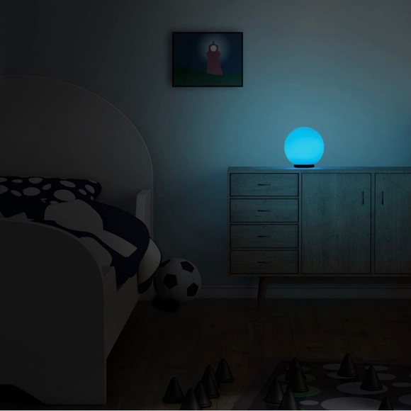 ENHANCE Kid's Night Light Ambient Globe LED Color Changing Lamp Glass Mood Lamp - Picture 8 of 11